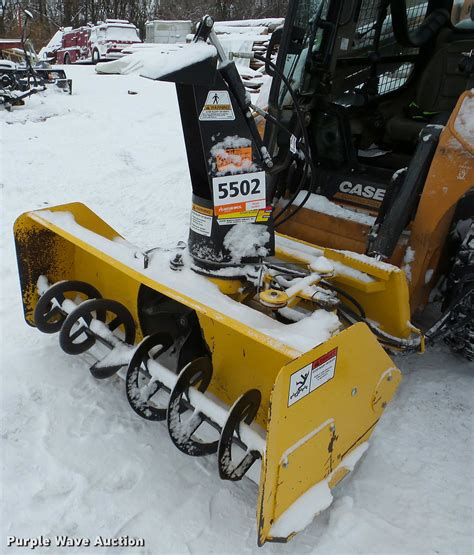 rotary snow blower for skid steer|used snowblower for skid steer.